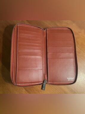 Techno Marine Genuine Leather Zip around closure Traveler/Wallet for Men